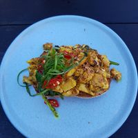 Tofu Scramble at Vudu Cafe and Larder in Queenstown