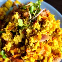 Tofu scramble- delicious at Vudu Cafe and Larder in Queenstown