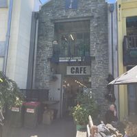 View from the outside (waterside)  at Vudu Cafe and Larder in Queenstown