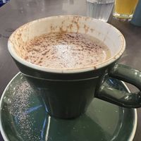 Cappuccino with oat milk   at Vudu Cafe and Larder in Queenstown