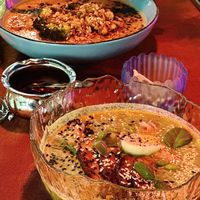 “Our ramen” and “Pesto ramen”.  at Lokaal Tilk in Tallinn