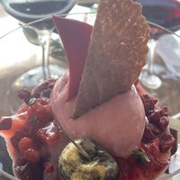 Dessert  at Creation Wines in Hermanus