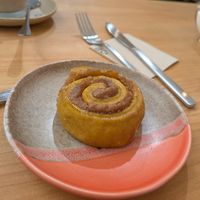 A cinnroll at La Consciente - Gràcia in Barcelona