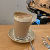 Chai latte at La Consciente - Gràcia in Barcelona
