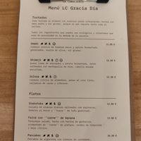 Menú día at La Consciente - Gràcia in Barcelona