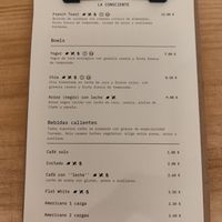 Menú día at La Consciente - Gràcia in Barcelona