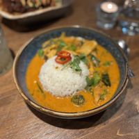 Red Thai curry  at Brother Thai in Cardiff