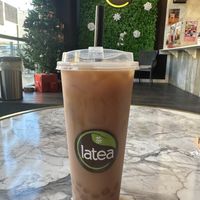 Brown Sugar Milk Tea with Almond Milk and Brown Sugar Boba  at Latea Bubble Tea in Lone Tree