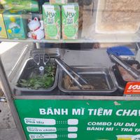 Banh mi stall #Veganuary at Tiệm Chay Quận 8 in Ho Chi Minh City
