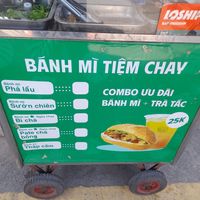 Banh mi stall #Veganuary at Tiệm Chay Quận 8 in Ho Chi Minh City
