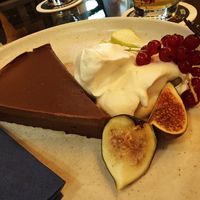 The dessert, huge and mega delicious! at Von Zehn bis Vier at Academy Bar in Salzburg