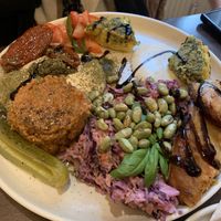 Tapas plate  at Von Zehn bis Vier at Academy Bar in Salzburg