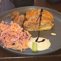 Farmers strudel with coleslaw at Von Zehn bis Vier at Academy Bar in Salzburg