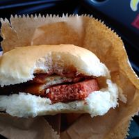 Lorne sausage and tattie scone roll #Veganuary at The Wee Coffee Shop  in Blairgowrie