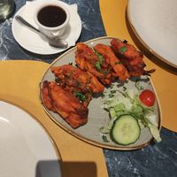 Pakoras de boniato y calabaza at Delhi Darbar in Tenerife