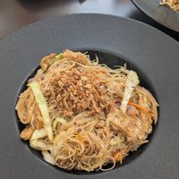 Rice noodles with veggies and heura at Chao Chao Noodles & Gyoza in Gran Canaria
