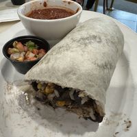 Salsa tasted more like marinara than salsa  at DEN - Mesa Verde Bar & Grill - Concourse A in Denver