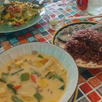   at Aurora Vegan Khao Soi Restaurant in Pai