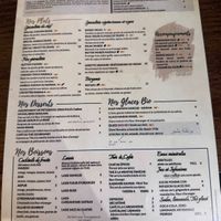 Menu at Ismaïl Rivoli in Paris