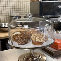 Donuts - maple bacon (left), coconut (right), plain (back)  at Viridis in Pittsburgh