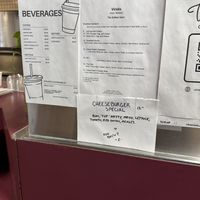 Menu  at Viridis in Pittsburgh