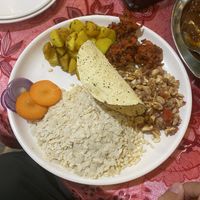 Good veg khaja set  at Sauraha Tandoori Kitchen and Lodge in Ratnanagar