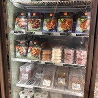 Fridge options at Hiltl Vegimetzg in Zurich