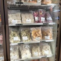 Fridge options at Hiltl Vegimetzg in Zurich