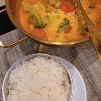 Curry rojo at Chim Thai Restaurant in Terrassa