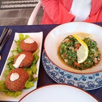 Falafels and tabbouleh at Al Bek in Gran Canaria