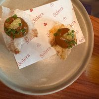 Smoked aubergine at Solera in Mount Maunganui