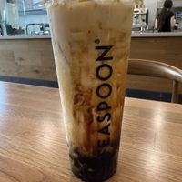Caramel Cream, Honey Boba, Oat Milk  at Teaspoon - Petaluma in Petaluma