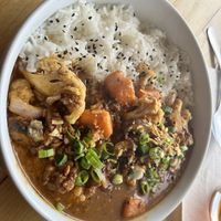 Sweet potato cauliflower curry special 👍  at Yellow City Street Food - YCSF in Amarillo