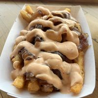 Animal fries not a big fan of these  at Yellow City Street Food - YCSF in Amarillo