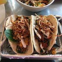 Vegan Tacos!  Sooooo gooood! at Yellow City Street Food - YCSF in Amarillo
