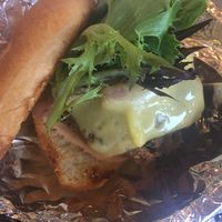 Vegan Veggie Burger at Yellow City Street Food - YCSF in Amarillo