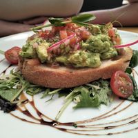 You normally get it with feta but I said no to it at The Delicious Cafe and Catering in Auckland