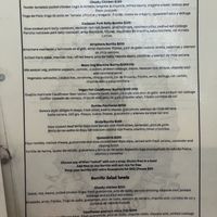 Menu page 2  at Carlito Burrito in Tulum