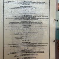 Menu page 3  at Carlito Burrito in Tulum