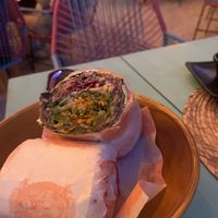 Veggie burritoos  at Carlito Burrito in Tulum