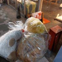 Walnut bagel and pumpkin roll at Bakery House Creek - パン屋ベーカリーハウス クリークです in Kyoto