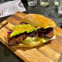 Grilled Tempeh Sandwich with Avocado  at Espresso Quartier in Maastricht