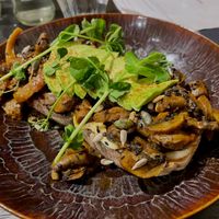 Vietnamese style toast with oyster mushrooms   at Espresso Quartier in Maastricht