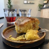 lavender lemon cake   at Espresso Quartier in Maastricht