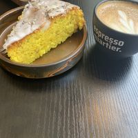 Lemon lavender cake   at Espresso Quartier in Maastricht