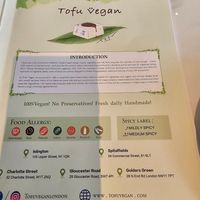 at Tofu Vegan - Gloucester Rd in South West London