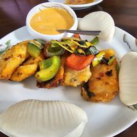 Twice cooked fisc at Tofu Vegan - Gloucester Rd in South West London