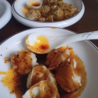 Wontons number 1 and 2 in the menu at Tofu Vegan - Gloucester Rd in South West London