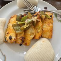 Twice cooked “fisc"  at Tofu Vegan - Gloucester Rd in South West London