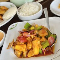Cantonese sweet and sour chick’n  at Tofu Vegan - Gloucester Rd in South West London